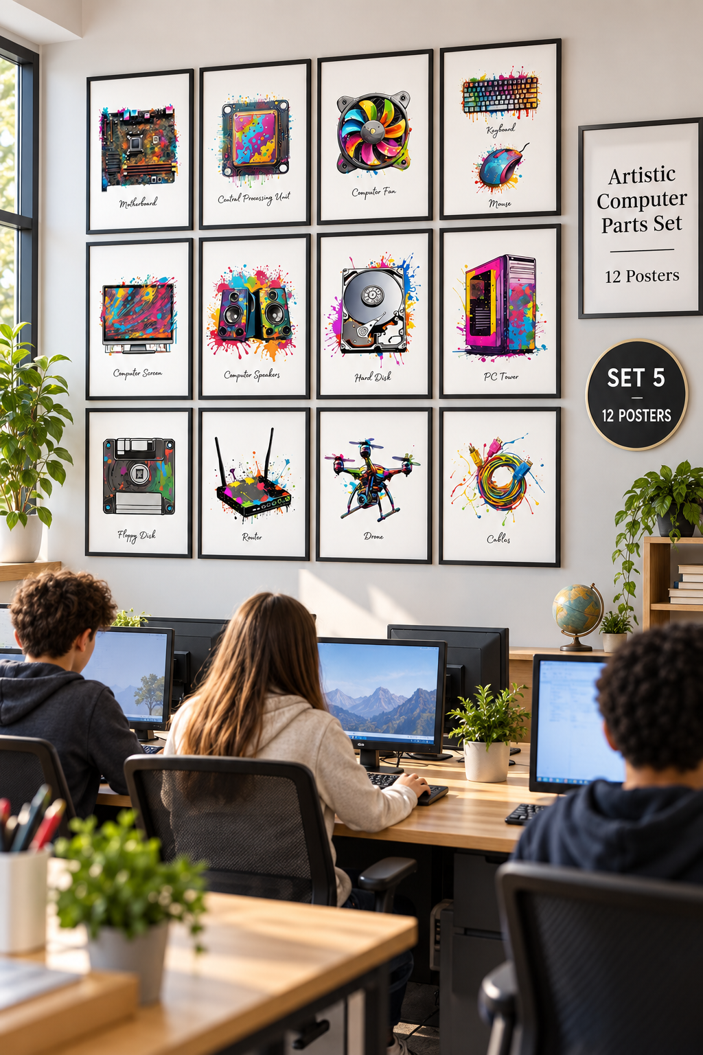 All-in-One Computer Science Classroom Bundle – 80 Posters, 5 Complete Sets
