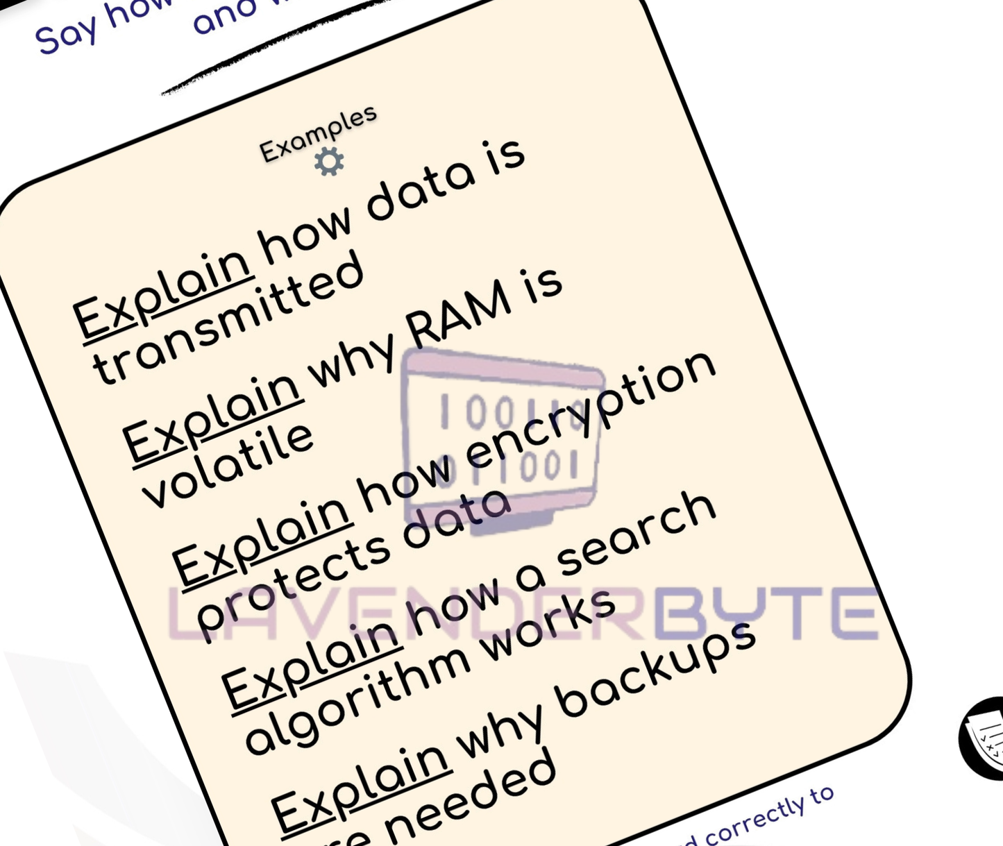 Stop Losing Marks: Computer Science Command Words Posters (7) | GCSE Exam Skills | KS3 KS4 Classroom Display