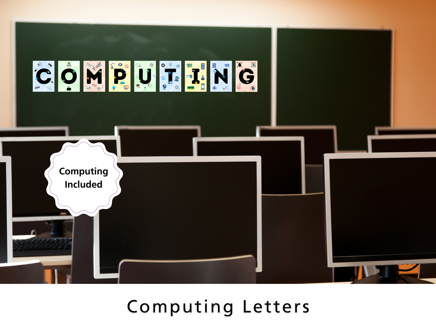 Computer Science Classroom Posters Bundle – 20 Did You Know Tech Facts, Lab Rules, Everyday Tech Explained & Letters – ICT STEM Display Pack