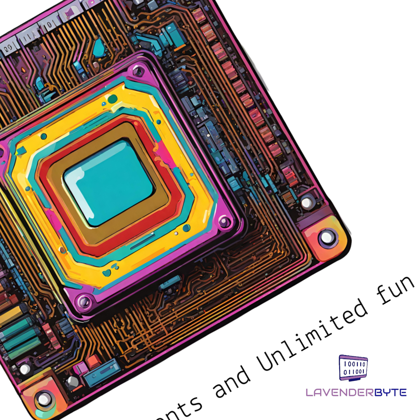 CPU-Themed Printable Greeting Card | Tech & Coding Gift (Instant Download)