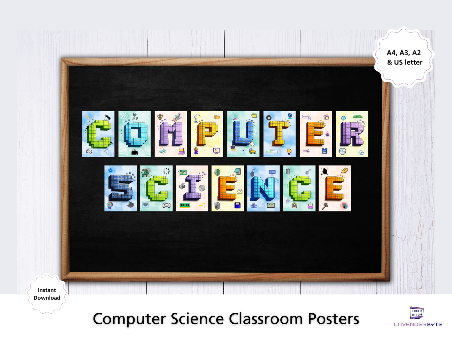 Computer Science Posters | Computer Lab & Computing Classroom Decor