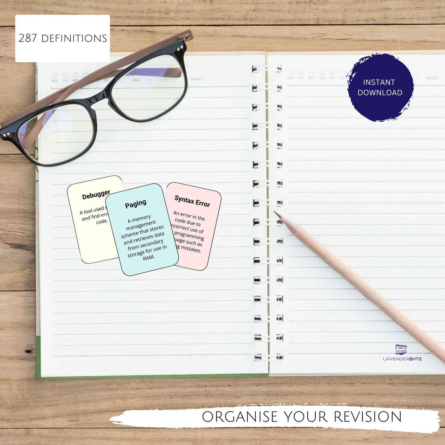 GCSE Computer Science Flashcards | OCR-Aligned Printable Revision Cards