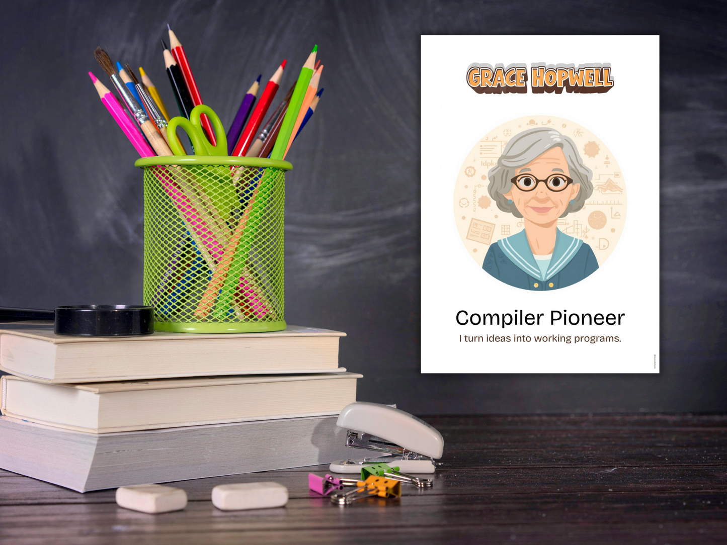 Fictional STEM Heroes Poster Set | Kids Computing Career Posters | Classroom STEM Decor | Bulletin Board Kit