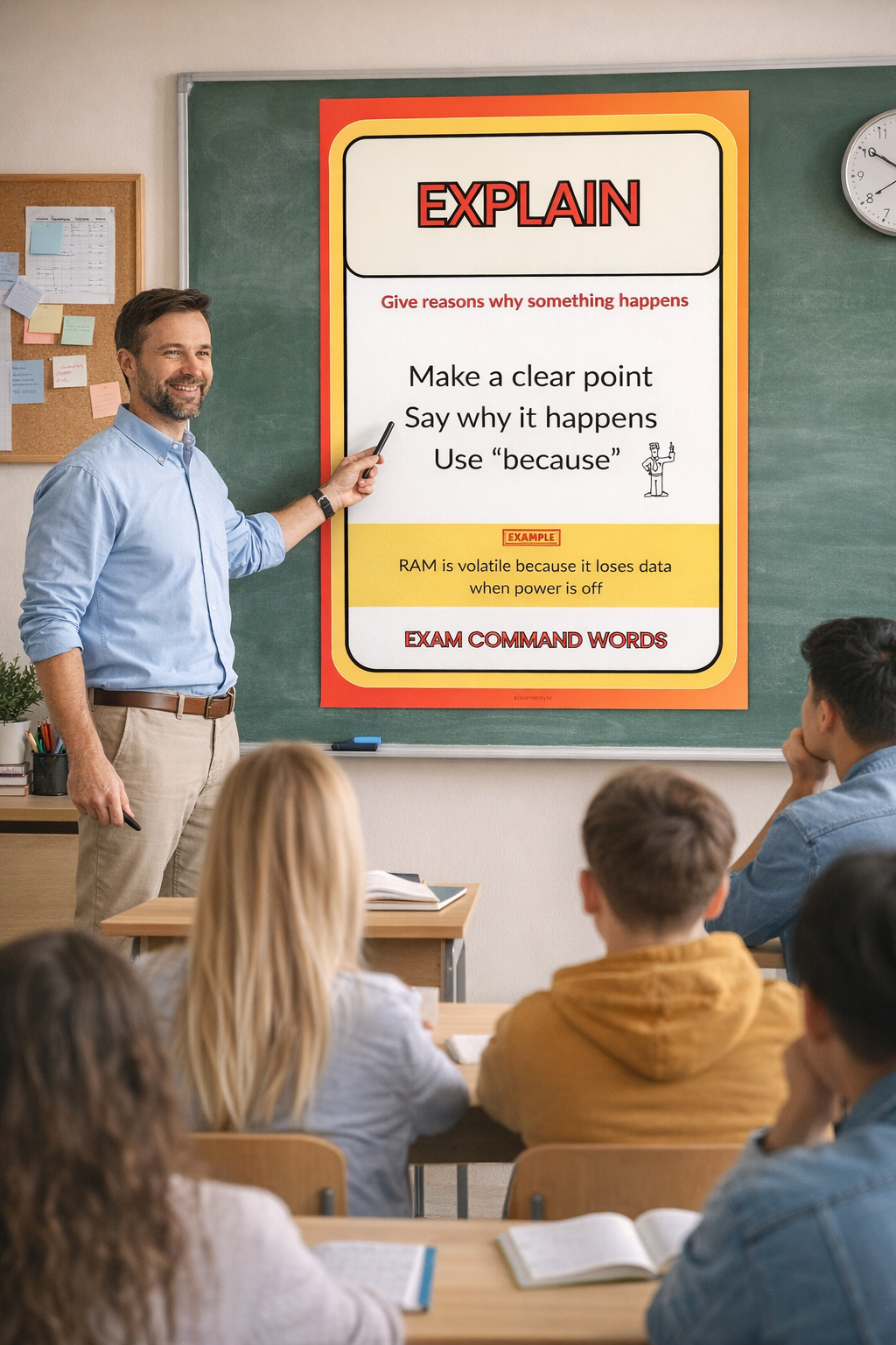 GCSE Computer Science Command Words Posters (Set of 13) | Improve Exam Answers | KS3 KS4 Revision Display