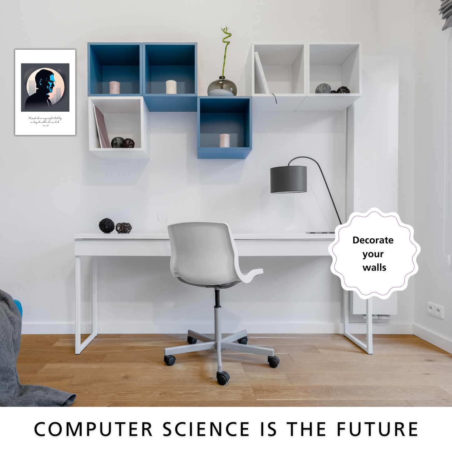 Famous Computer Scientists Posters – Silhouette Style | STEM Classroom Wall Art (Digital Download)