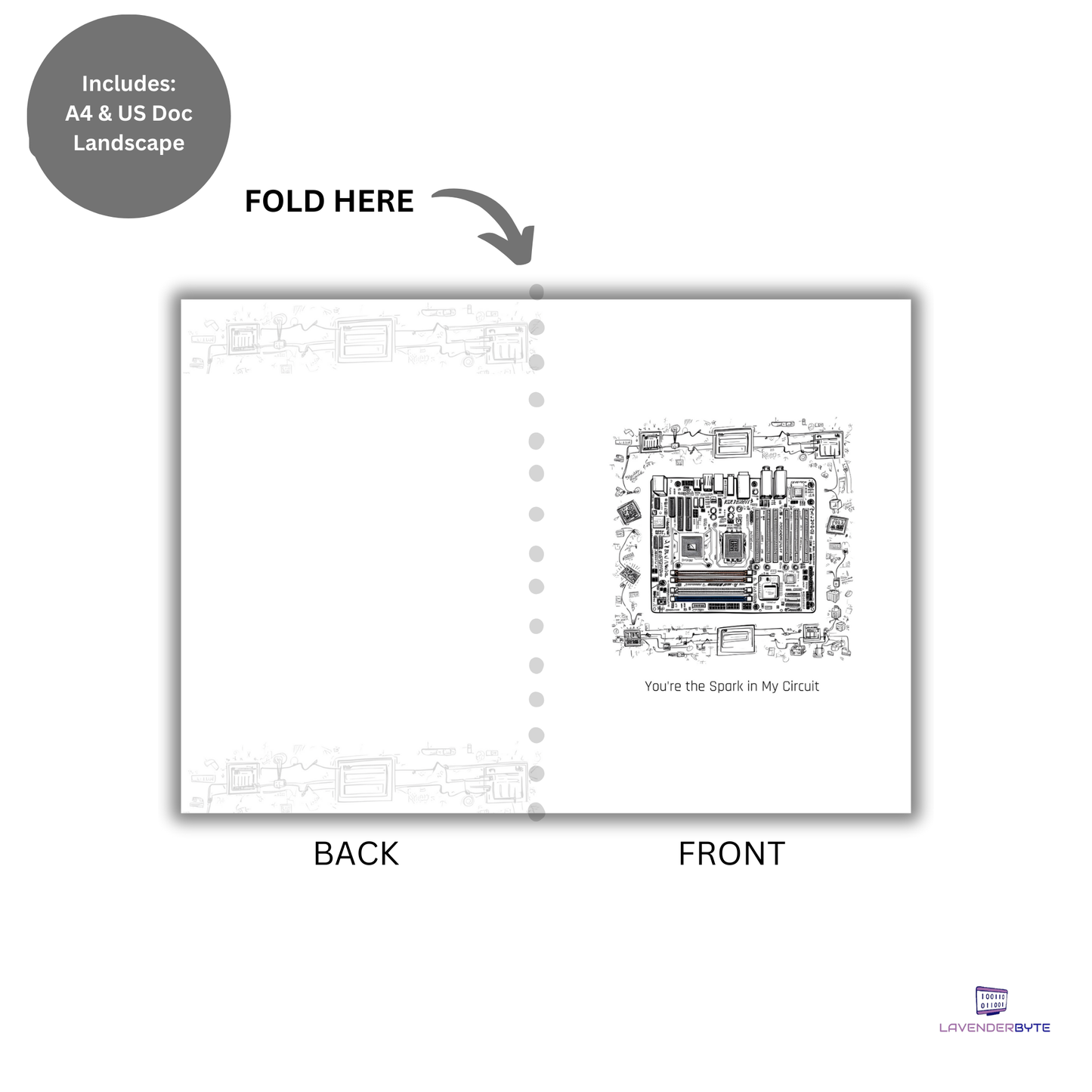 Tech Birthday Card Bundle — Printable Cards for Coders & STEM (4 Designs)