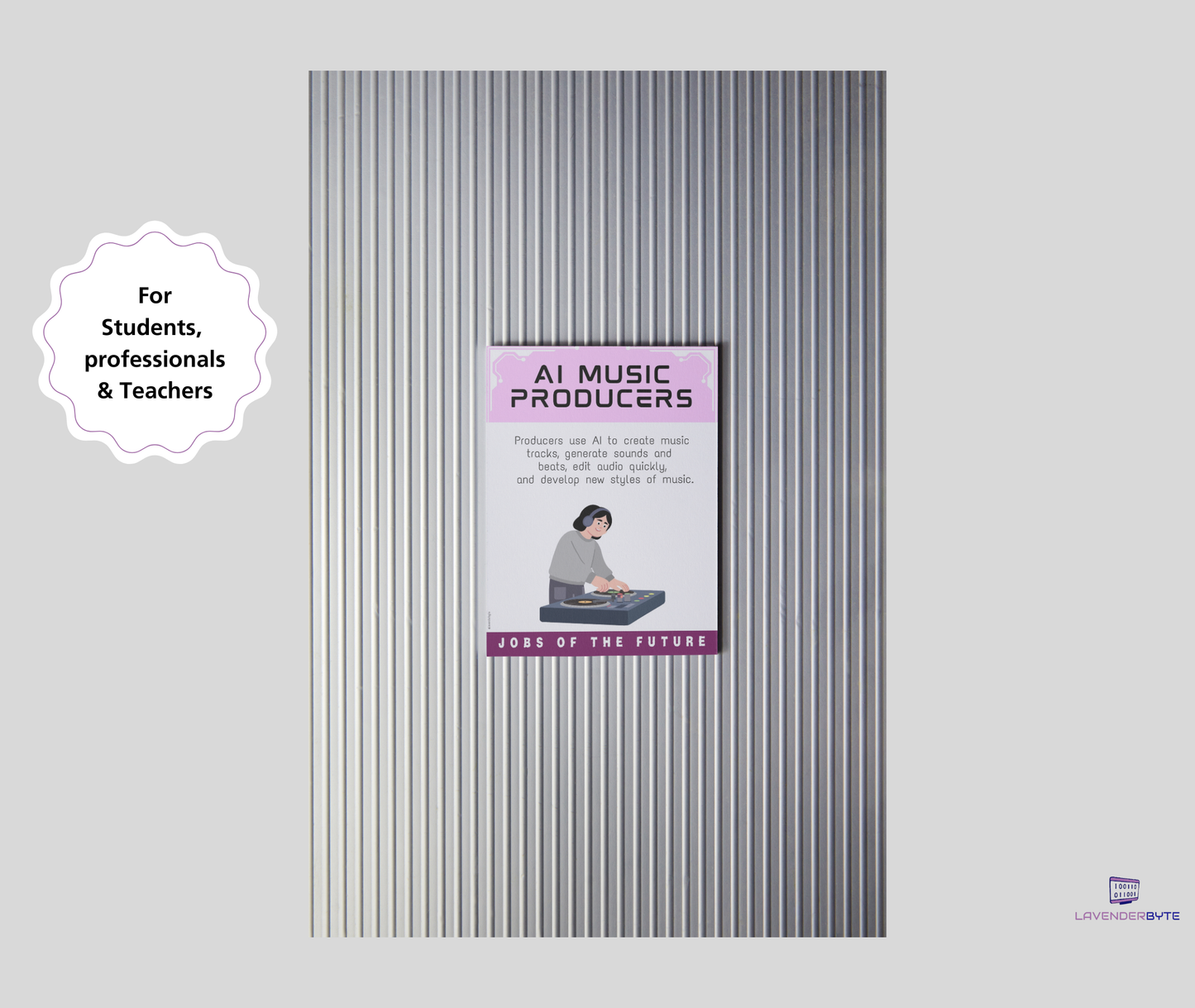 AI Jobs of the Future Posters (Set of 10) | Computer Science Classroom Decor