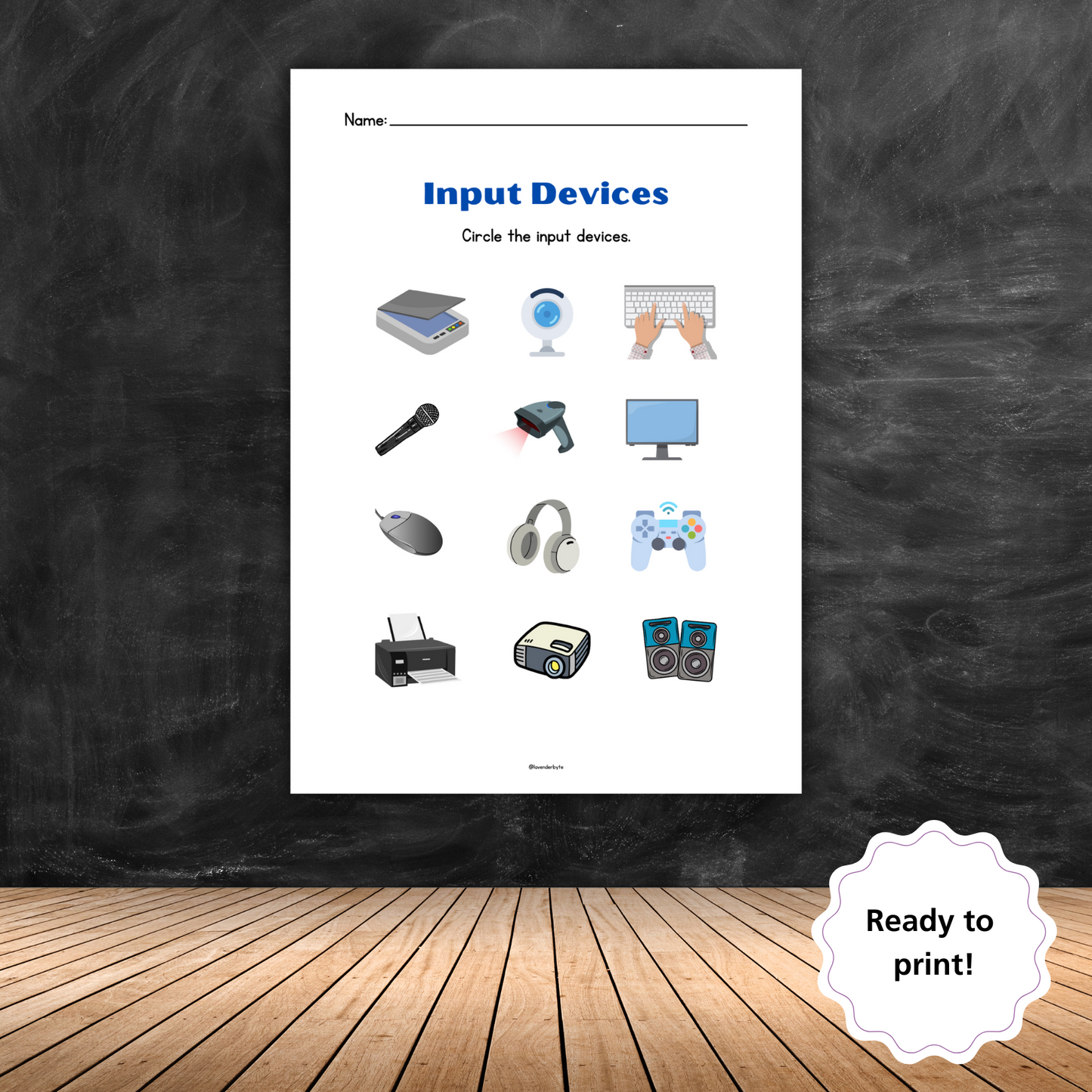 Free Input, Output & Storage Devices Worksheets | KS2 Computing (6 Worksheets)