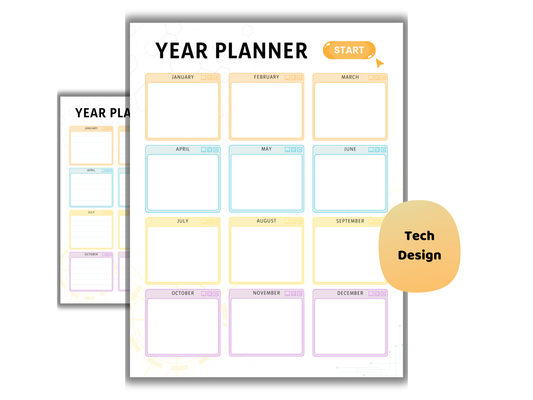 Computer Science Year Planner | Undated STEM & ICT Teaching Planner | Printable GCSE & WJEC Resource
