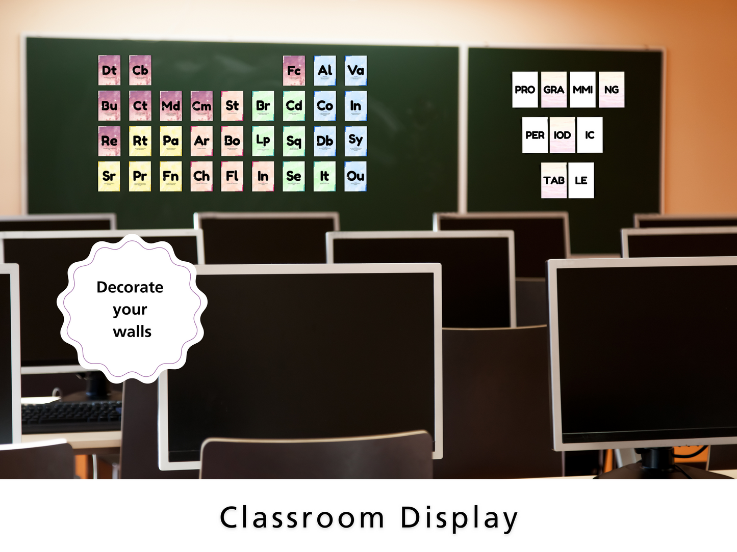 Programming Periodic Table Elements | Digital Download | Classroom Display |Educational Tech Poster | Coding STEM Decor | Computing Teachers