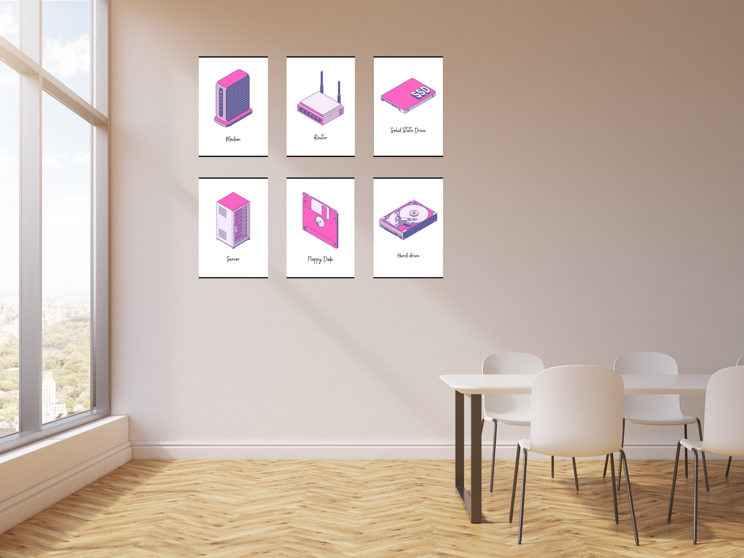 Computer Parts Posters Set of 15 | Tech Art Decor | GCSE Computer Science & STEM Classroom Prints