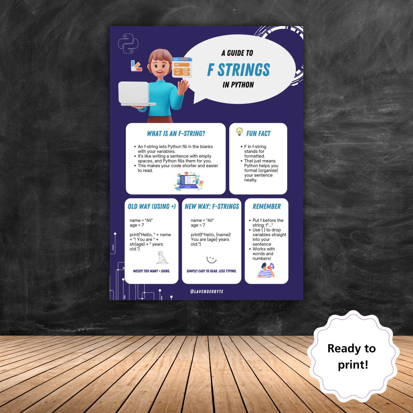 Python Starter Kit – Posters, Notes, Planner & Cheat Sheets (KS3–GCSE)