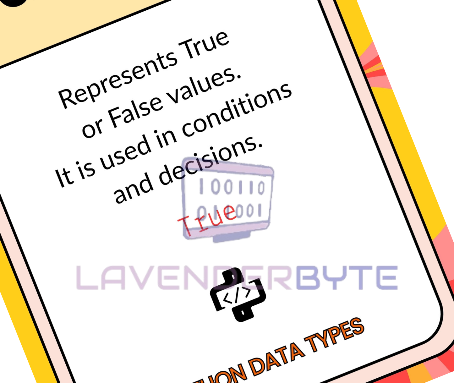 Python Data Types Posters (Complete Set of 8) | Computer Science Classroom Display