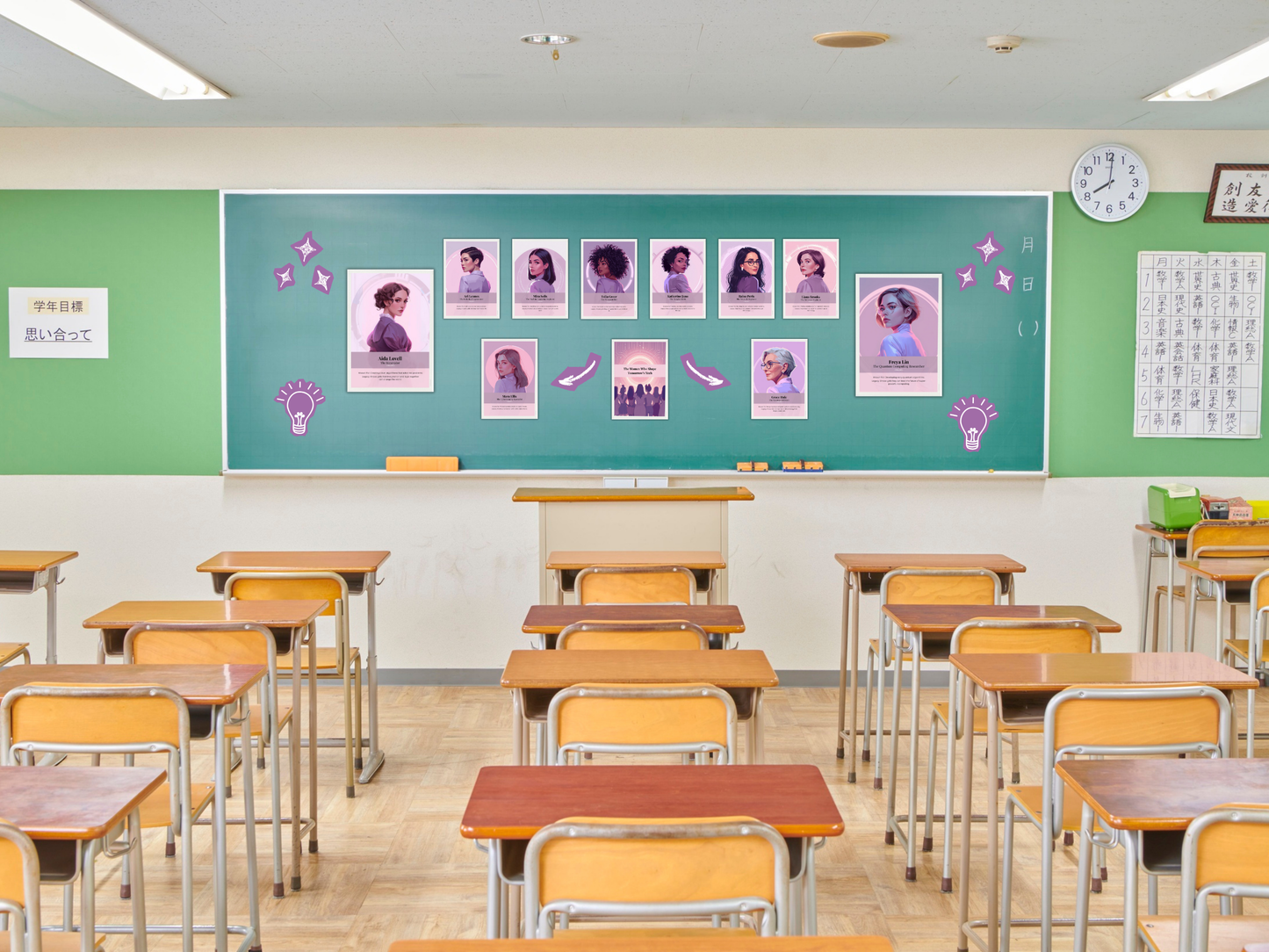 10 Fictional Women in Tech Posters | Girls in STEM Classroom Decor | KS3 Computing Careers Display | Inspiring STEM Role Models