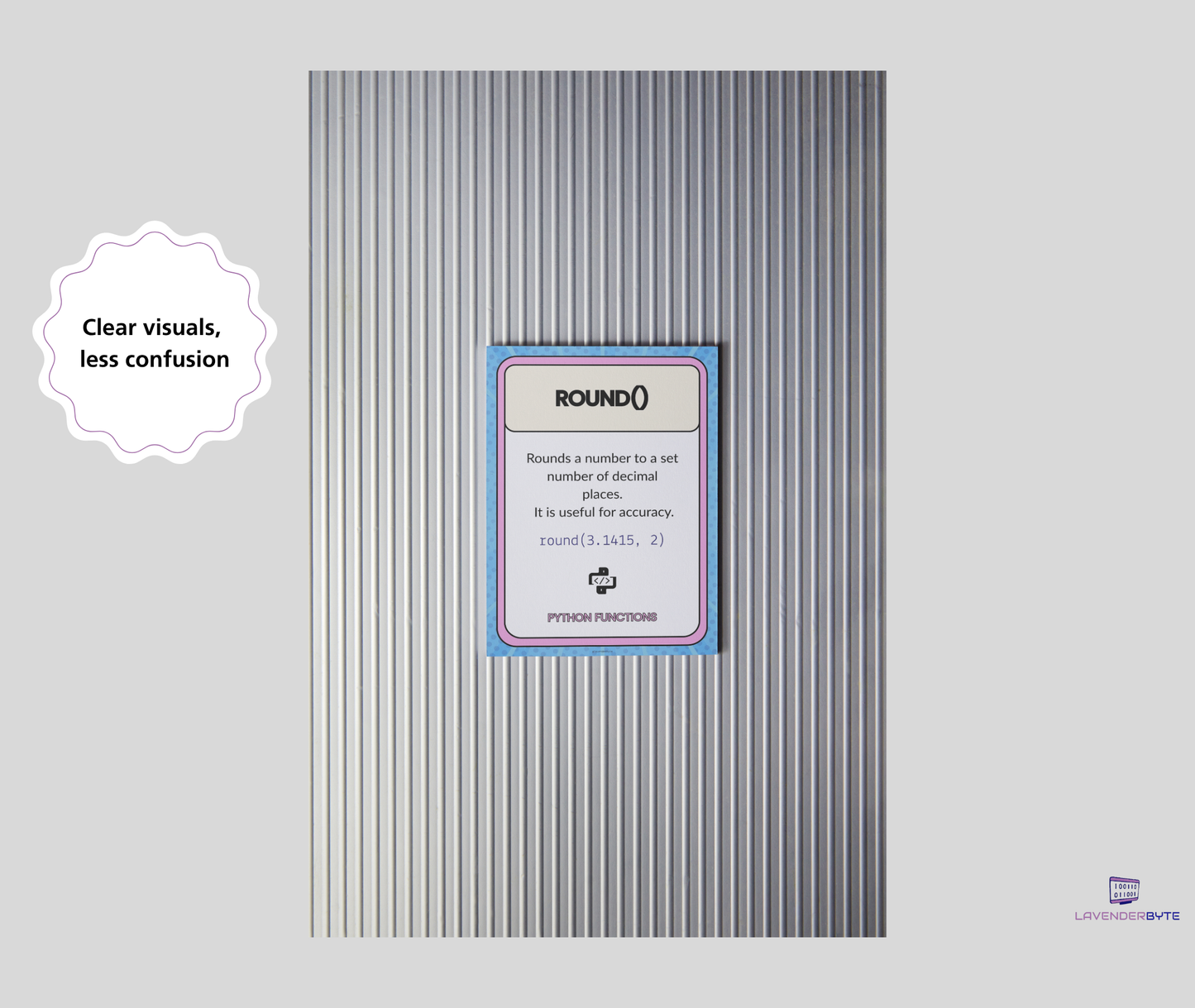 Python Functions Posters Set of 10 | Built-in Functions Classroom Display (print, input, len, type, range & more)
